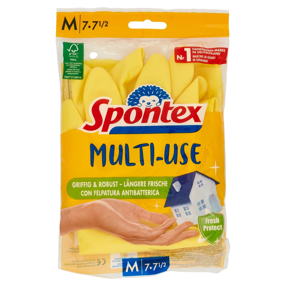 Spontex Guanti Casalinghi Milleusi Taglia M